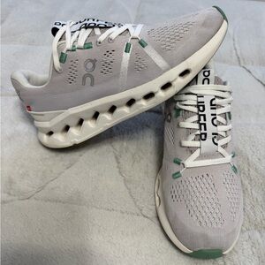 $160 On Running Cloudsurfer Sneakers Pearl Ivory CloudTec Phase 8